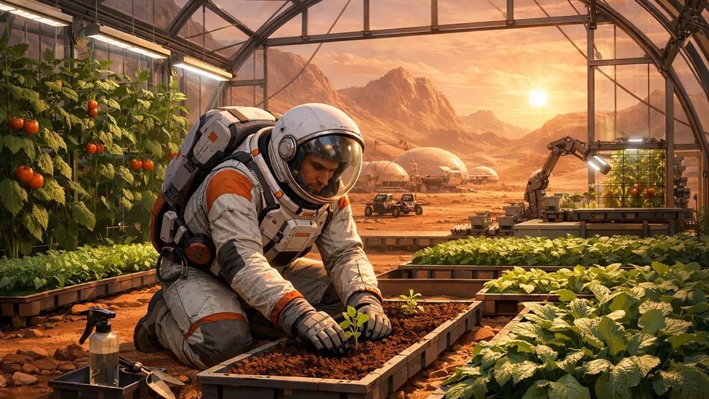 Mars’ta gıda yetiştirmek artık hayal değil: Mars tozu ve mikroplarla gıda üretildi