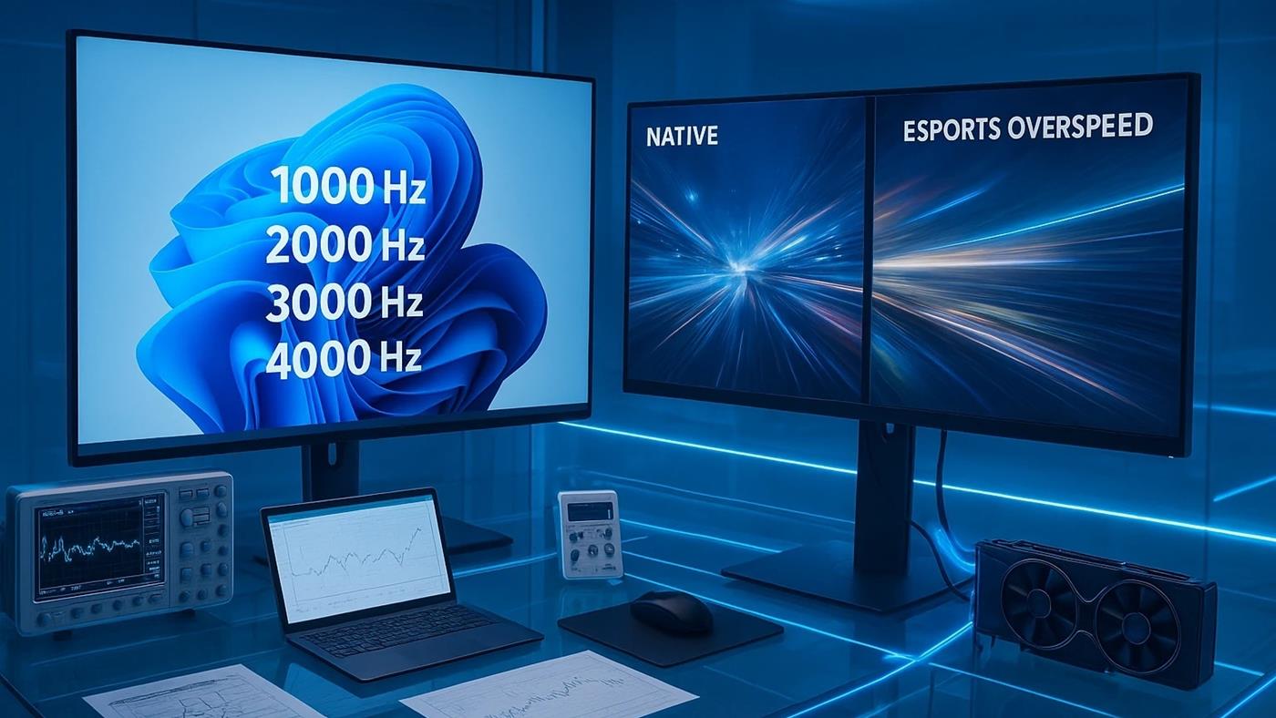 Windows 11’de 1000 Hz üzeri monitör dönemi başlıyor