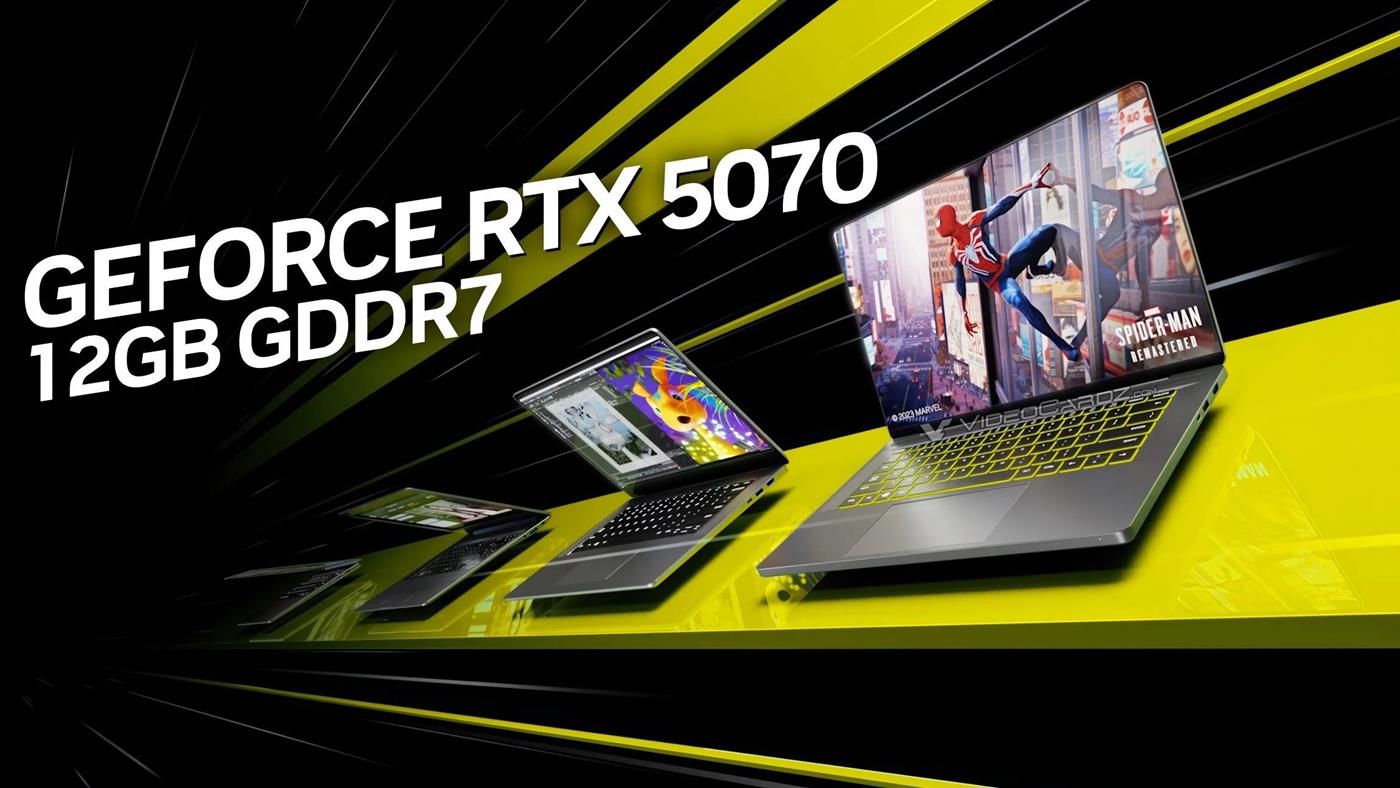 GeForce RTX 5070 mobil güncellendi: 12GB VRAM geliyor