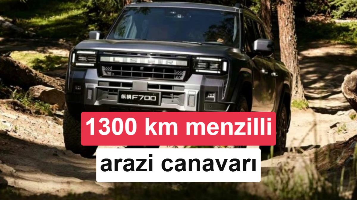Chery’den 1300 km menzilli arazi cavanarı hibrit pickup: Jetour Zongheng F700