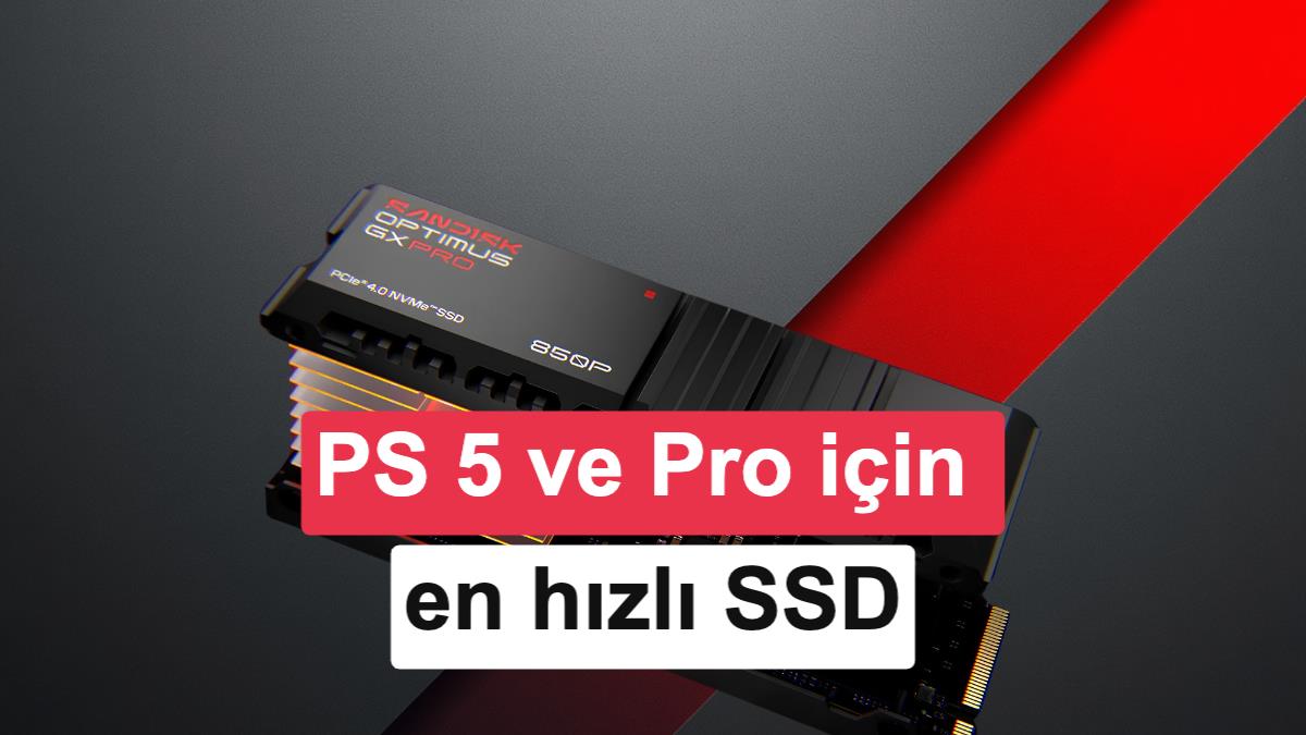 PlayStation 5 için Sandisk yeni bir SSD duyurdu