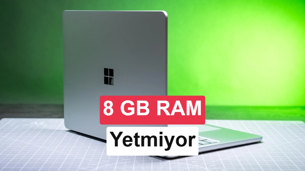 Microsoft’un 8 GB RAM’li Surface Laptop modeli günlük görevlerde donuyor