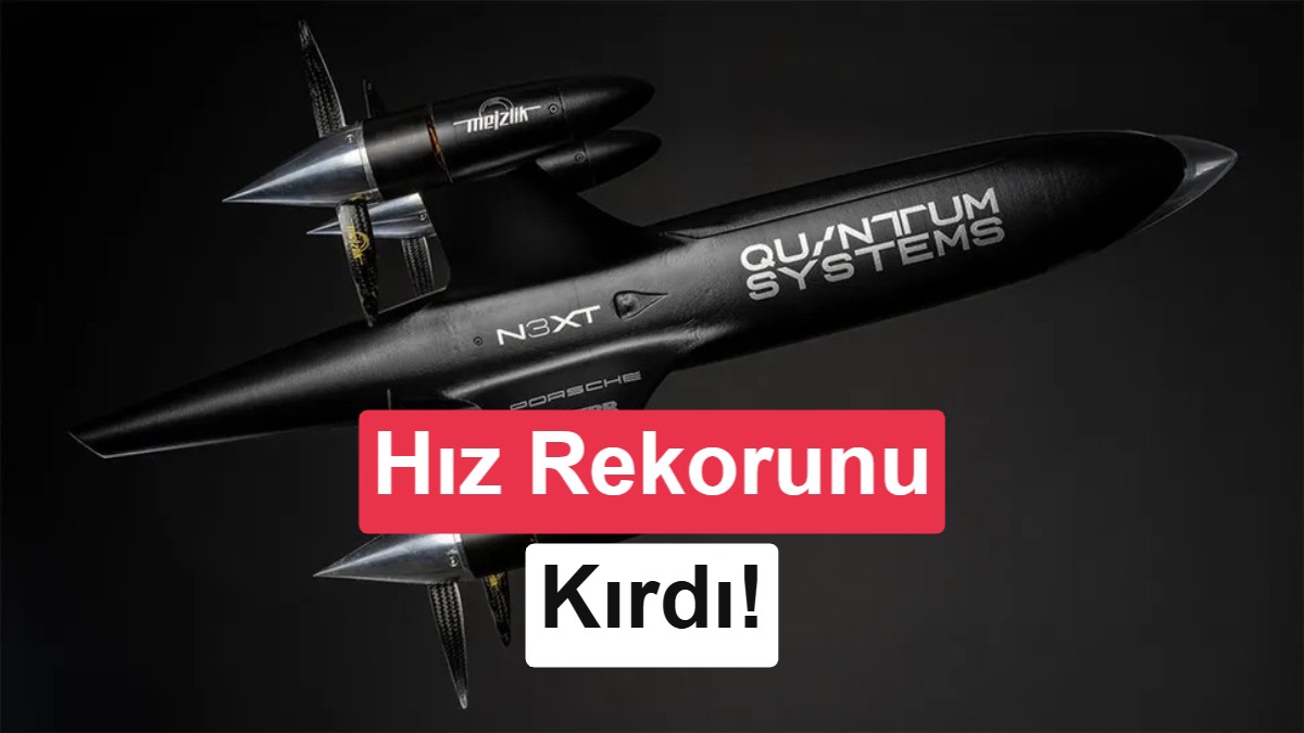 Alman elektrikli drone, 699 km/s hıza ulaşarak rekor kırdı