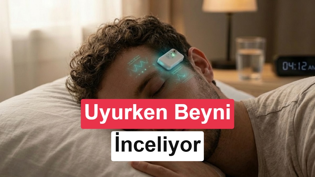 Yeni geliştirilen alın bandı, uyku sırasında beynin sıvı hareketlerini takip edebiliyor