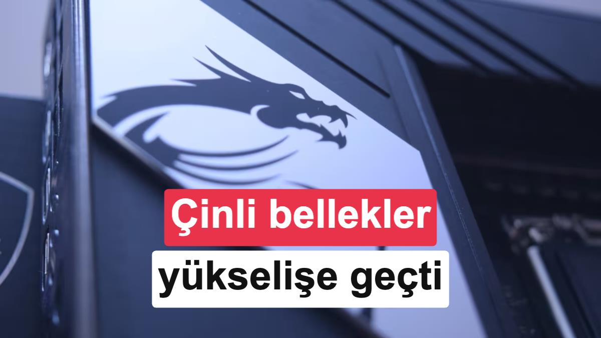 Çinli DDR5 RAM kitleri 8000MT/s barajını geçti