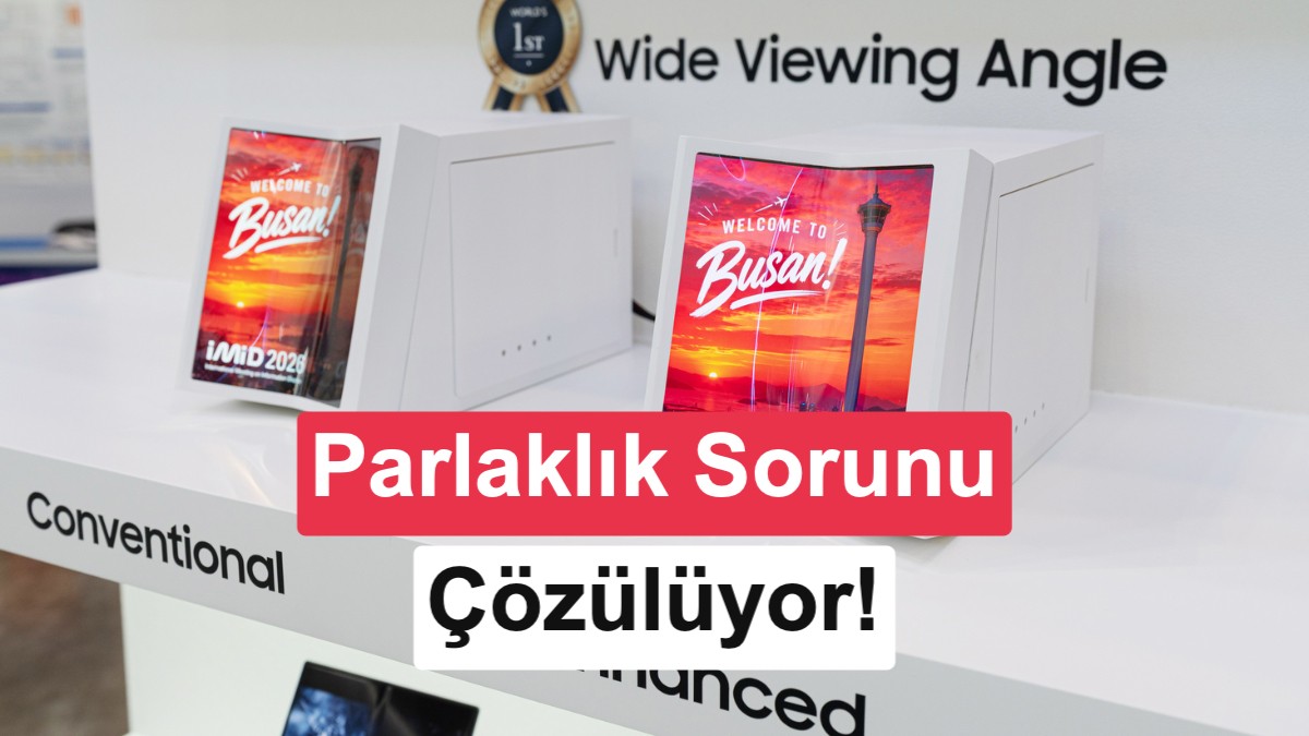 Samsung, geniş görüş açılı yeni katlanır OLED ekranını tanıttı