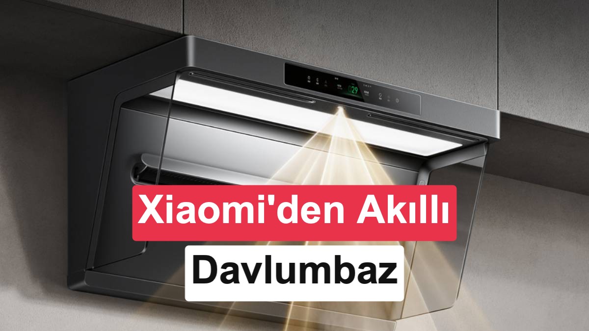 Xiaomi’den yapay zekalı kameralı akıllı davlumbaz